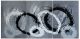 Schilderij 3 luik cirkels 120x60 Artello