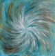 Schilderij abstract bloem - Artello