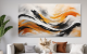 Schilderij abstract color waves Artello