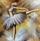 Schilderij ballet danseres - Artello
