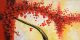 Schilderij bloemen rood - Artello