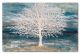 Schilderij boom wit - Artello