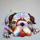 Schilderij gekleurde hond - Artello