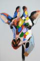 Schilderij giraffe modern - Artello