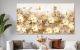 schilderij gold flowers artello