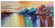Schilderij meer kleurrijk 160 x 80 - Artello