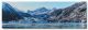 Schilderij metaal bergen 120 x 40 - Artello