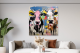 schilderij modern koeien artello