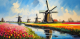 Schilderij Nederlands landschap - Artello