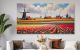 schilderij nederlands landschap tulpenvelden artello