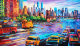 Schilderij New York city - Artello