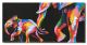 Schilderij olifanten artistiek 120 x 60 - Artello
