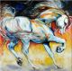 Schilderij paard modern - Artello
