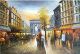 Schilderij Parijs Arc de Triomphe 120x70 Artello