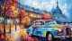 Schilderij Paris streets - Artello