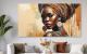 Schilderij portret African woman Artello