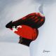 Schilderij red lips - Artello