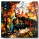 Schilderij trein 75 x 75 Artello