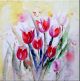 Schilderij tulpen 80 x 80 - Artello
