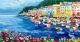 Schilderij uitzicht zee 140 x 70 - Artello