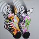Schilderij zebra modern - Artello