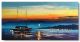 Schilderij zeilboot zee 140 x 70 Artello