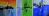 Schilderij abstract 3-luik 180 x 60 Artello