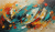 Schilderij abstract wave - Artello