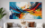 Schilderij abstract wave Artello