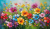 Schilderij bloemen - Artello