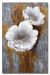 Schilderij bloemen wit 60 x 90 - Artello