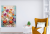 schilderij gekleurde bloemen abstract artello