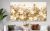 schilderij gold flowers artello