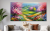 Schilderij landscape flowers Artello