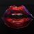 Schilderij lips modern 80 x 80 - Artello