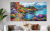 Schilderij Nieuw zeeland kleurrijk Artello