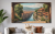 Schilderij panorama stad Artello