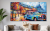 Schilderij Paris streets Artello