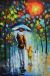 Schilderij vader met zoon wandeling 90 x 120 Artello