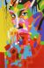 Schilderij vrouw modern 60 x 90 Artello