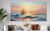 schilderij zonsondergang schip op zee artello